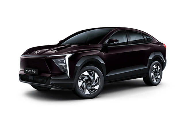 Mahindra Xev 9e Ruby Velvet Color Image